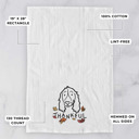 Springer Spaniel Doodled Thankful  Autumn Hand-Drawn Dog  Breed Tea Towel - 50+ Breeds