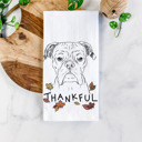 Boxer Thankful  Autumn Detailed Hand-Drawn Dog  Breed Tea Towel - 25+ Breeds