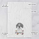 German Shorthaired Pointer Thankful  Autumn Detailed Hand-Drawn Dog  Breed Tea Towel - 25+ Breeds