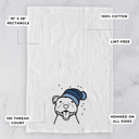 American Staffordshire Winter Beanie Dog  Breed Tea Towel - 50+ Breeds