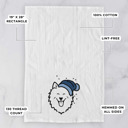 American Eskimo Winter Beanie Dog  Breed Tea Towel - 50+ Breeds