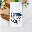 Jack Russell Terrier Winter Beanie Dog  Breed Tea Towel - 50+ Breeds
