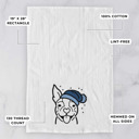Boston Terrier Winter Beanie Dog  Breed Tea Towel - 50+ Breeds