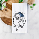 Golden Retriever Winter Beanie Dog  Breed Tea Towel - 50+ Breeds