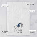 English Bulldog Winter Beanie Dog  Breed Tea Towel - 50+ Breeds