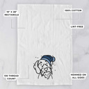 German Wirehaired Pointer Winter Beanie Dog  Breed Tea Towel - 50+ Breeds