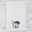 French Bulldog Winter Beanie Dog  Breed Tea Towel - 50+ Breeds