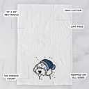 Havapoo Winter Beanie Dog  Breed Tea Towel - 50+ Breeds