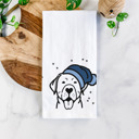 Labrador Retriever Winter Beanie Dog  Breed Tea Towel - 50+ Breeds