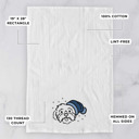Shih Tzu Winter Beanie Dog  Breed Tea Towel - 50+ Breeds