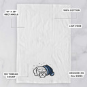 Puggle Winter Beanie Dog  Breed Tea Towel - 50+ Breeds