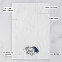 Pug Winter Beanie Dog  Breed Tea Towel - 50+ Breeds