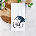 Springer Spaniel Winter Beanie Dog  Breed Tea Towel - 50+ Breeds