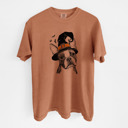 Small Yam - Boston Terrier Halloween Witch Dog Comfort Colors T-shirts - 25+ Dog Breeds