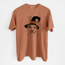 Large Yam - Corgi Halloween Witch Dog Comfort Colors T-shirts - 25+ Dog Breeds