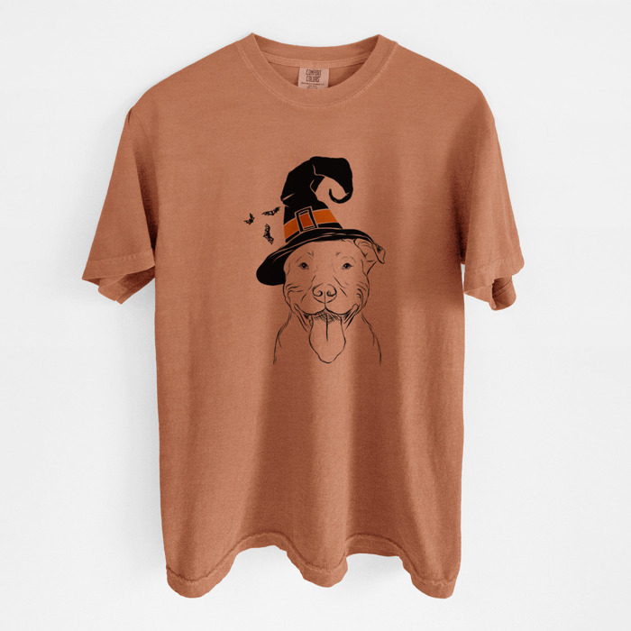 Halloween Witch Dog Comfort Colors T-shirts - 25+ Dog Breeds