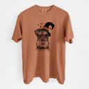 XL Yam - Mini Schnauzer Halloween Witch Dog Comfort Colors T-shirts - 25+ Dog Breeds