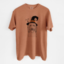 Medium Yam - Goldendoodle Halloween Witch Dog Comfort Colors T-shirts - 25+ Dog Breeds