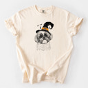 XL Ivory - Shih Tzu Halloween Witch Dog Comfort Colors T-shirts - 25+ Dog Breeds