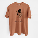 Large Yam - English Bulldog Halloween Witch Dog Comfort Colors T-shirts - 25+ Dog Breeds