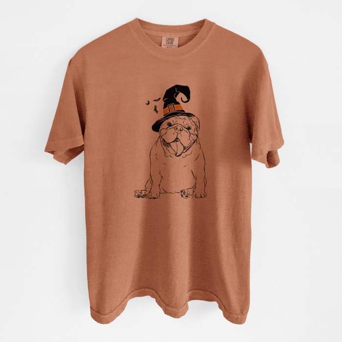 Halloween Witch Dog Comfort Colors T-shirts - 25+ Dog Breeds