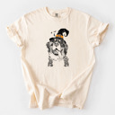 XXL Ivory - Bernese Mountain Dog Halloween Witch Dog Comfort Colors T-shirts - 25+ Dog Breeds