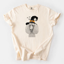 XXL Ivory - Poodle Halloween Witch Dog Comfort Colors T-shirts - 25+ Dog Breeds