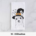 13 - Chihuahua Halloween Dog Tea Towel - 25+ Breeds