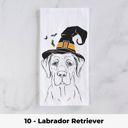 10 - Labrador Retriever Halloween Dog Tea Towel - 25+ Breeds