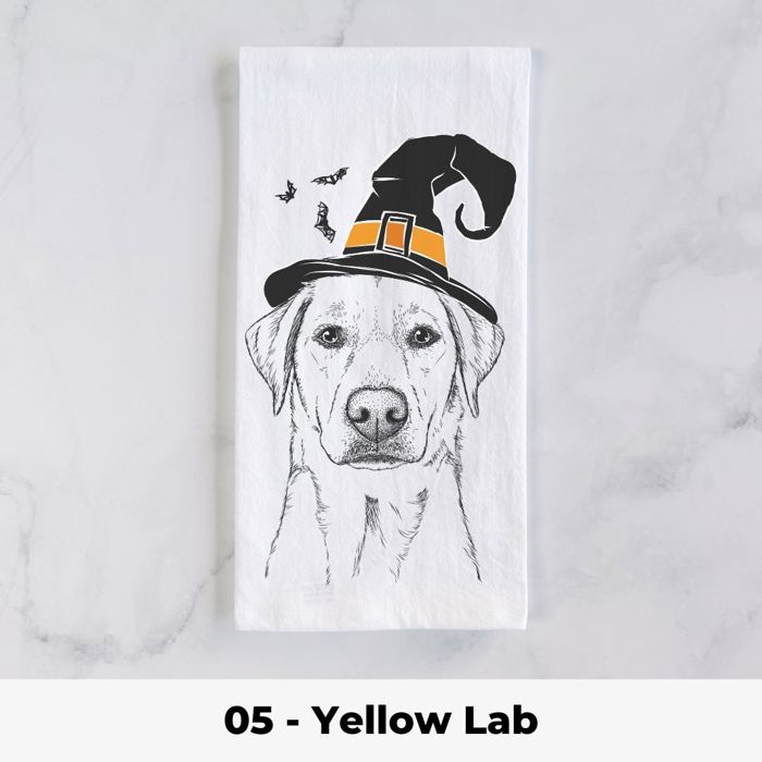 Halloween Dog Tea Towel - 25+ Breeds