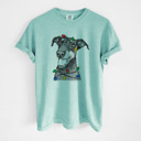 Small Chalky Mint - Doberman Pinscher Natural Christmas Lights Dog Breed Comfort Colors T-shirts - 40+ Dog Breeds