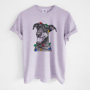 XXL Orchid - Doberman Pinscher Natural Christmas Lights Dog Breed Comfort Colors T-shirts - 40+ Dog Breeds