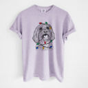 XL Orchid - Cavapoo Christmas Lights Dog Breed Comfort Colors T-shirts - 40+ Dog Breeds