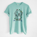 XL Chalky Mint - Golden Retriever Christmas Lights Dog Breed Comfort Colors T-shirts - 40+ Dog Breeds