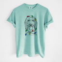 XXL Chalky Mint - Goldendoodle Christmas Lights Dog Breed Comfort Colors T-shirts - 40+ Dog Breeds