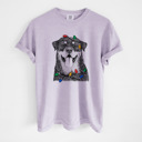 Medium Orchid - Rottweiler Christmas Lights Dog Breed Comfort Colors T-shirts - 40+ Dog Breeds
