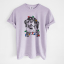 XXL Orchid - Bernese Mountain Dog Christmas Lights Dog Breed Comfort Colors T-shirts - 40+ Dog Breeds