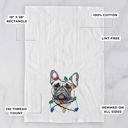  Dog Christmas Lights Tea Towel - 25+ Breeds