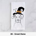 25 - Great Dane Halloween Dog Tea Towel - 25+ Breeds