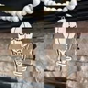  Baby Animals Wood Bead Garland with Interchangeable Charms