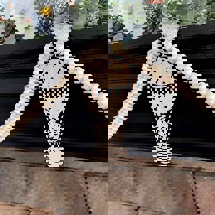 Baby Animals Wood Bead Garland with Interchangeable Charms