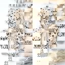  Baby Animals Wood Bead Garland with Interchangeable Charms