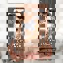  Personalized "Blessed" Wood Journal with Photo Sleeve