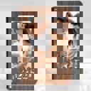  Personalized "Blessed" Wood Journal with Photo Sleeve