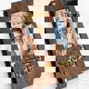  Personalized Wood Recipe Book with Photo Sleeve, Banner Design