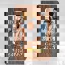  Personalized Wood Recipe Book with Photo Sleeve, Banner Design