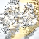 Charms + Garland Barn Star Wood Bead Garland with Interchangeable Seasonal Charms