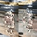  Candy Skull Wood Bead Garland with Interchangeable Seasonal Charms