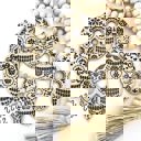 Charms + Garland Candy Skull Wood Bead Garland with Interchangeable Seasonal Charms