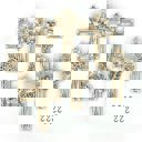  Cross Wood Bead Garland with Interchangeable Seasonal Charms